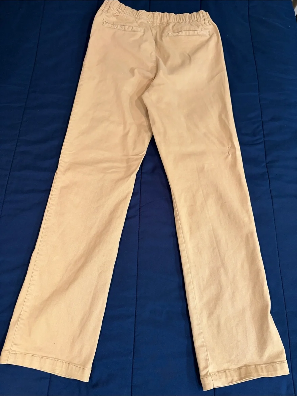 Place Boys Cream Khaki Casual Pants